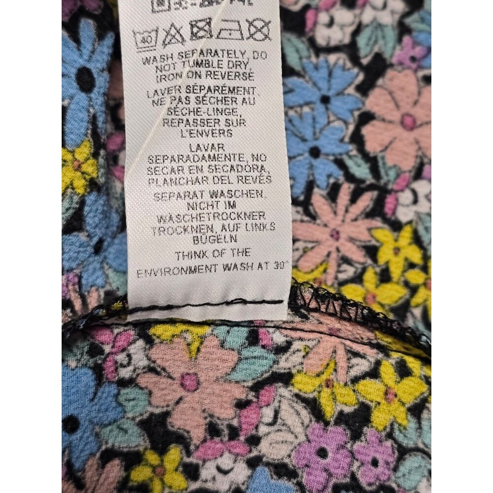 ASOS Design Curve Pink Floral Maxi-Dress V-neck size 18 - Picture 11 of 12